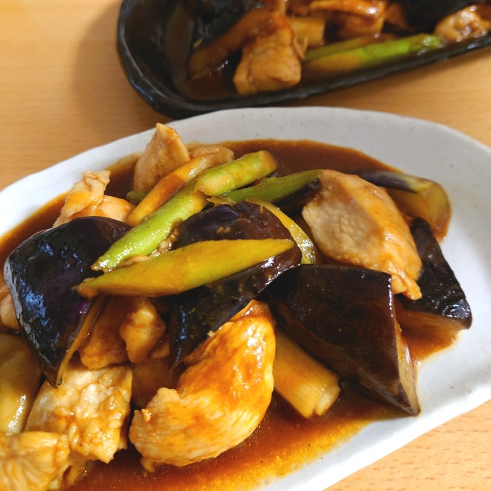 夏た!カレーだ!鶏むね肉のカレー炒め